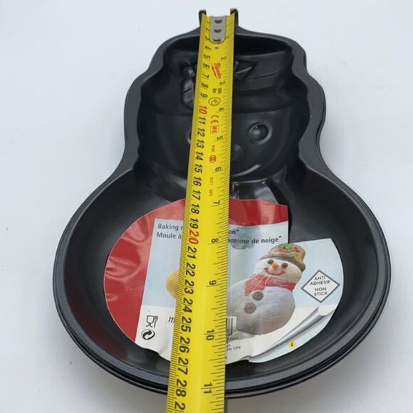 Baking Mould Snowman Cake Holiday Christmas 11 inches - Picture 5 of 6